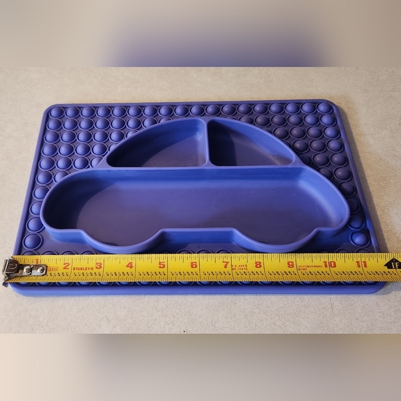 Silicone Purple Kids Fidget PopIt Car Plate - Picture 3 of 5